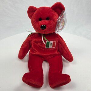Ty Beanie Baby - OSITO the Mexico / Mexican Flag Bear 8.5" NWT Stuffed Toy